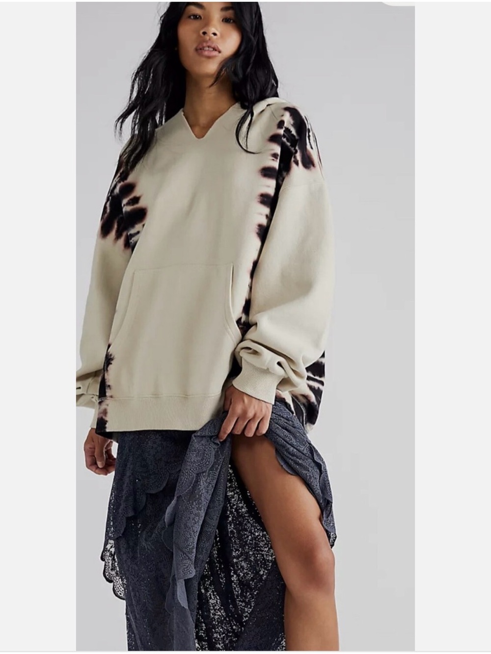Free People Mustard Seed Tie-Dye It’s A Vibe Hoodie